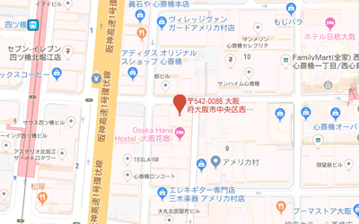 心斎橋駅前校　第３校舎の地図
